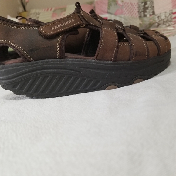 Skechers Dark Brown Women's Sandals - Picture 15 of 16